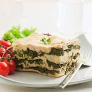 Lasagně špenátové