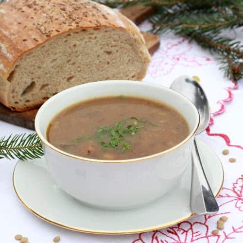 Čočková polévka
