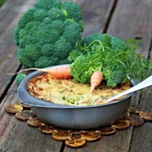 Brokolicový nákyp / bez vajec / bešamel / veganské recepty