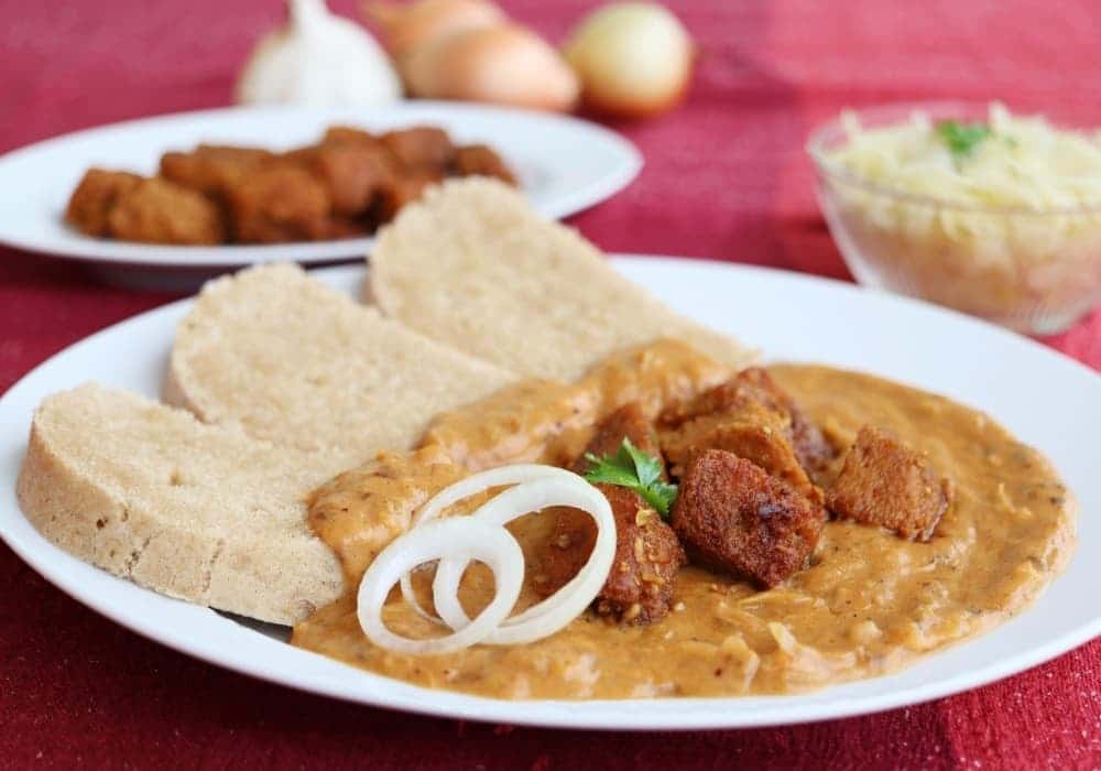 segedinský guláš zahuštění guláše guláše recepty Cerie - seitan