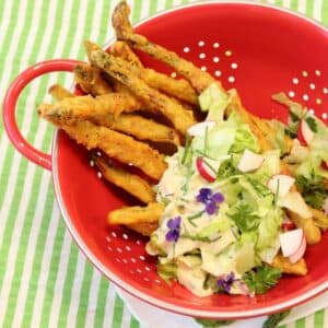 Obalovaný chřest v Hrašce
