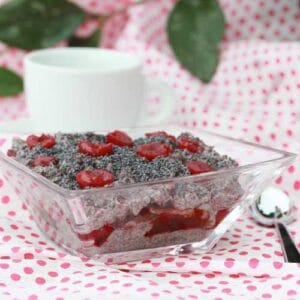 Maková svačinka / jak uvařit mák, mák recept, zdravá svačina pro děti, sladký bezlepkový dezert, mák hubnutí